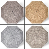 Зонт автоматический &laquo;Леопард&raquo;, эпонж, 3 сложения, 8 спиц, R = 48/55 см, D = 110 см, цвет МИКС