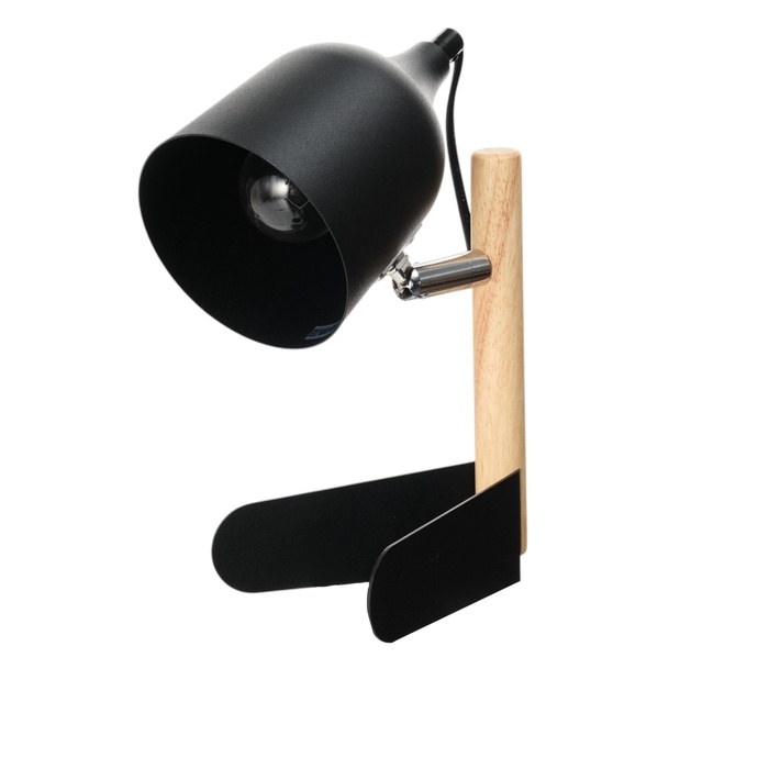 Лампа настольная "Престиж" 1х40Вт Е27 черный 13х12х24см