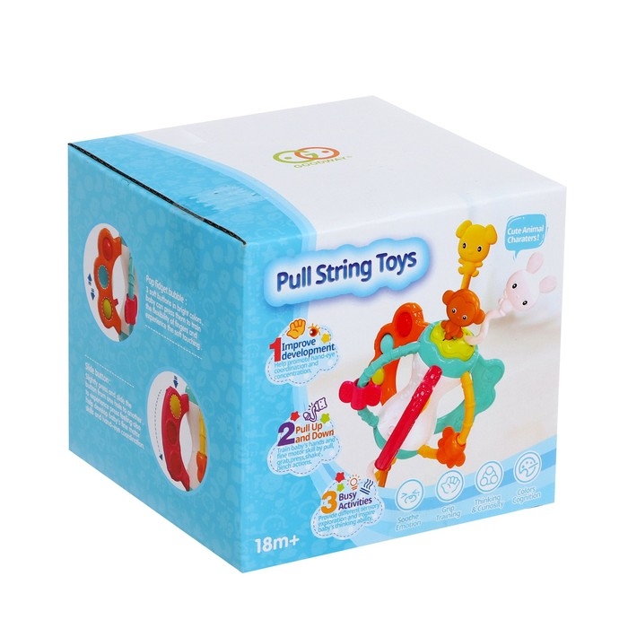 Развивающая игрушка &laquo;Весёлые зверята&raquo;, с тактильными резиночками