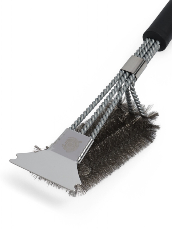 Щетка - скребок для чистки гриля Maclay, стальная, длина 45 см