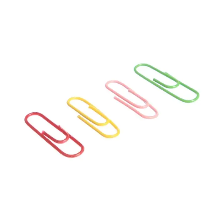 Скрепки канцелярские GLOBUS, 28 мм, 70 шт., цветные, МИКС