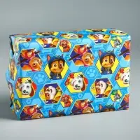 Бумага упаковочная, 70 х 100 см &laquo;Гонщик и Маршал&raquo;, Щенячий патруль