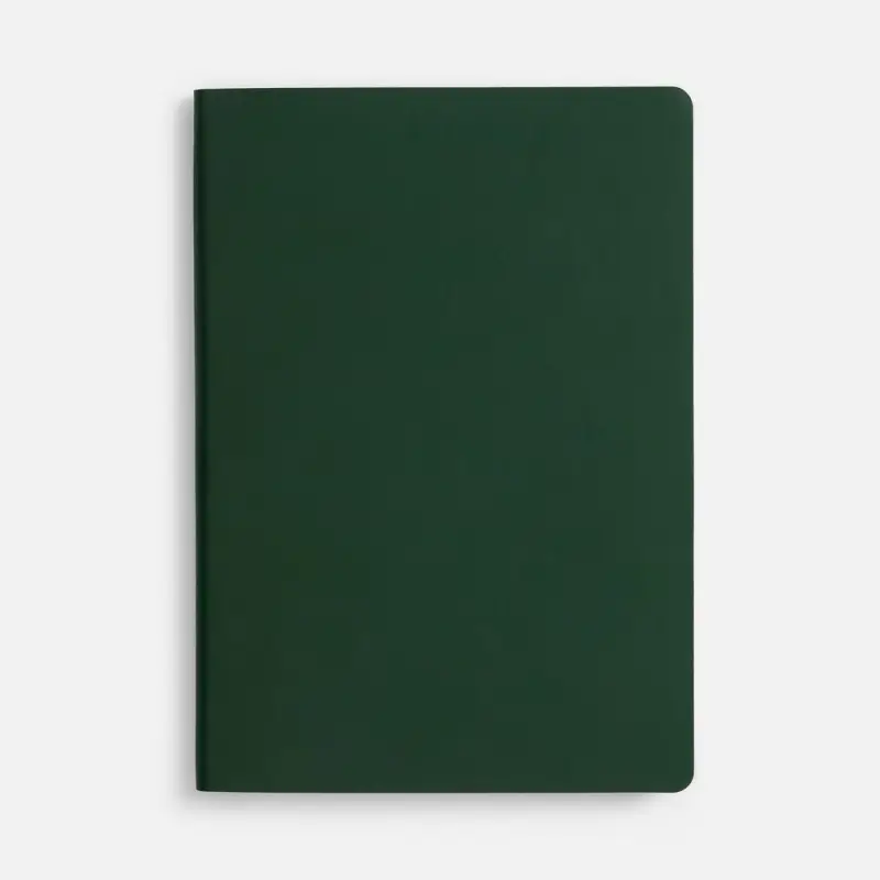 Блокнот Verso в клетку, зеленый, ver.2