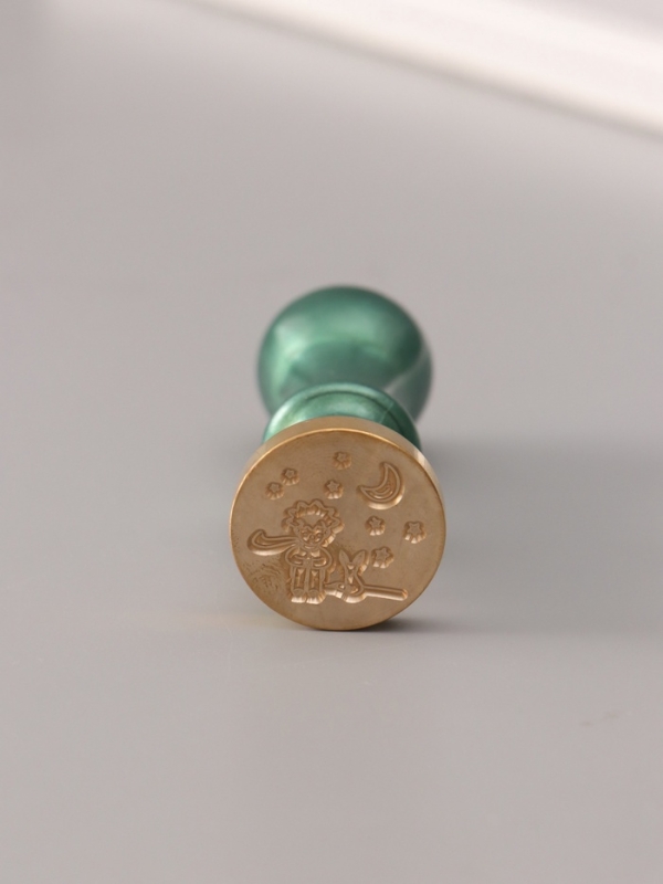 Сургучный набор "Мальчик и лис" печать, ручка, сургуч 12,5х10х3,6 см