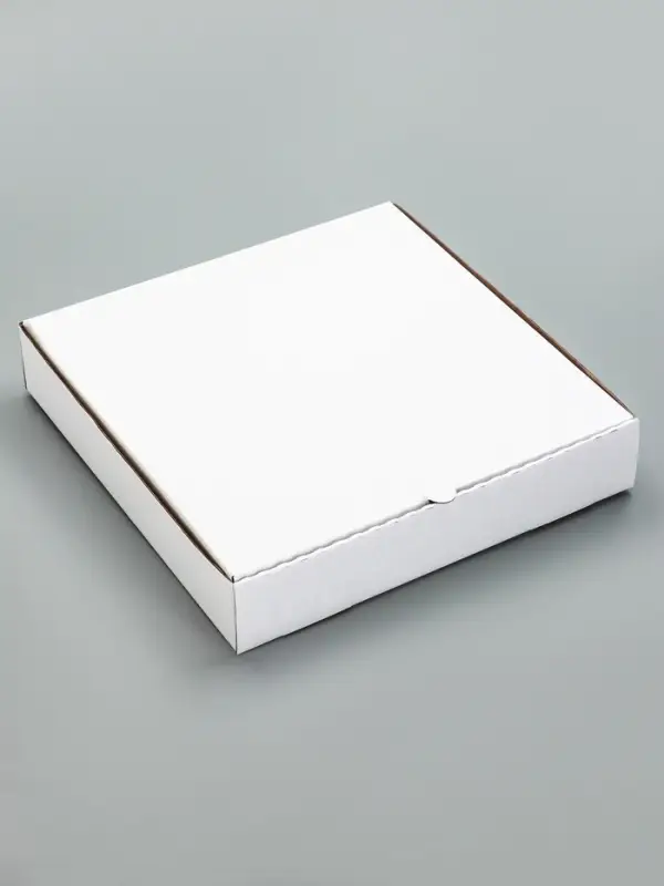 Коробка для пиццы, белая, 32 х 32 х 6 см