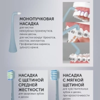 Электрическая зубная щетка звуковая PETB 0701 TC