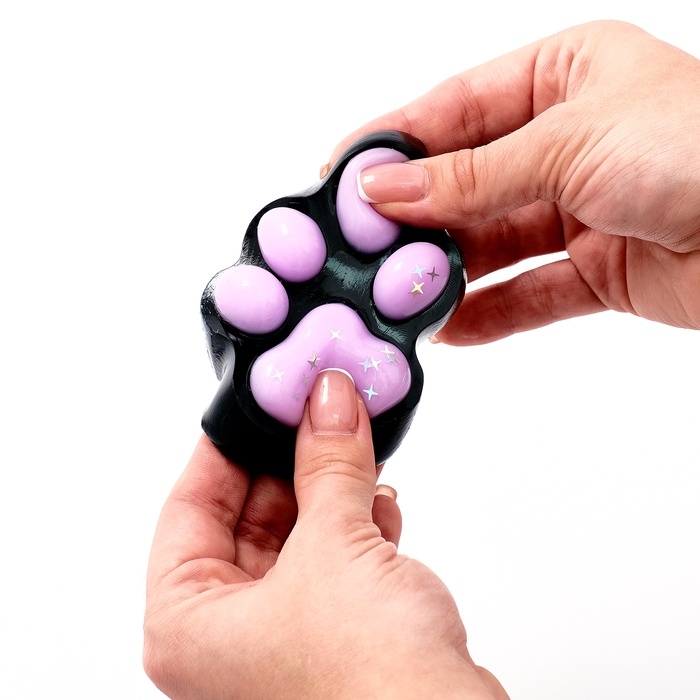 Сквиш антистресс - игрушка &laquo;Чёрная лапка&raquo;, МИКС