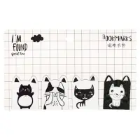 Набор магнитных закладок для книг Calligrata 4 штуки, "Кошки", МИКС