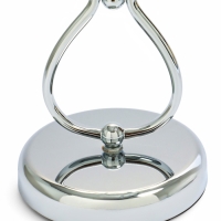 Подставка для бокалов, серебристая, на 6 бокалов