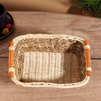 Корзина плетеная 23x17x9 см, ротанг