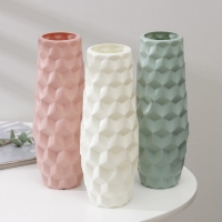 Ваза для цветов, 7&times;6,5&times;26 см, 1,3 л, цвет МИКС