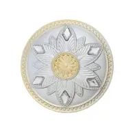 Крючок для штор CAPPIO KS032, d=98 мм, цвет серебро с золотом, 2 шт