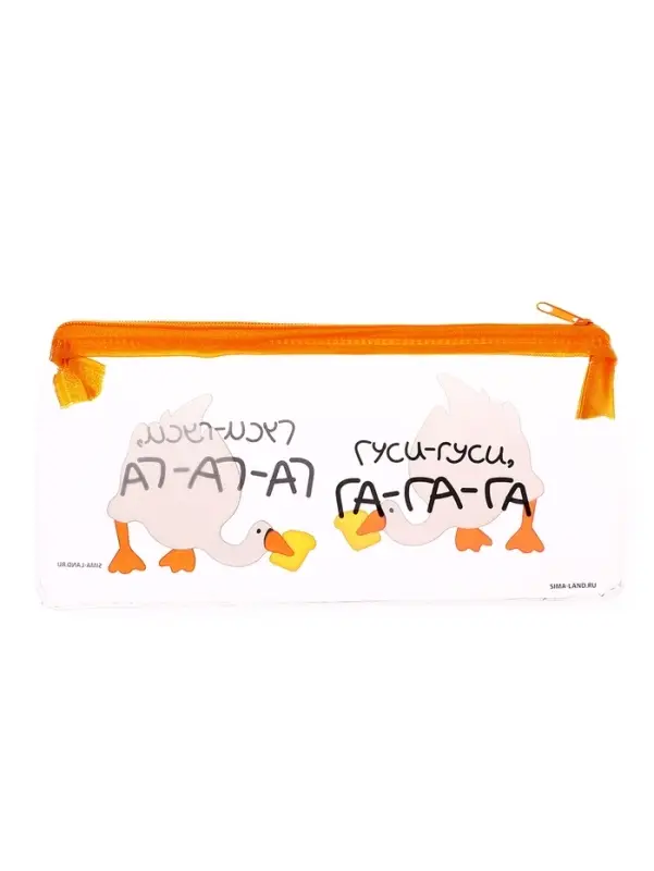 Пенал школьный, на молнии, МИКС