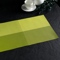 Салфетка сервировочная на стол &laquo;Настроение&raquo;, 45&times;30 см, цвет зелёный