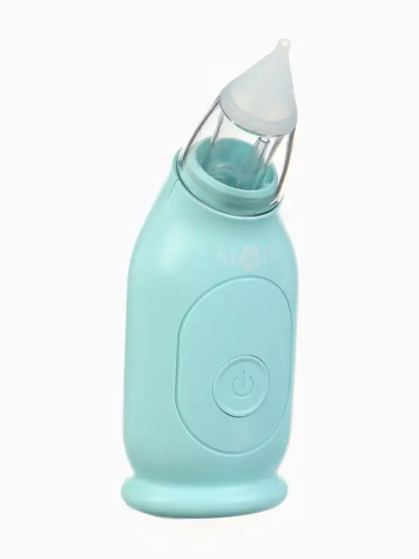 M&B Аспиратор для новорожденных электронный, назальный (набор: 2 насадки, аксес., зарядка Type-C)