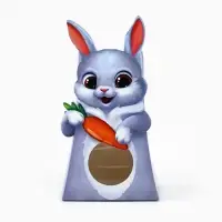 Коробка складная с окном &laquo;Кролик&raquo;, 9 х 14 х 6 см