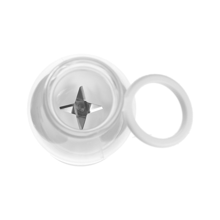 Блендер Luazon LBR-04, 40 Вт, 420 мл, портативный, АКБ, белый