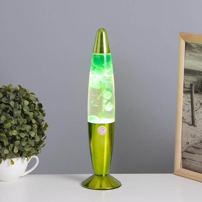 Светильник "Ракета" 1х30Вт Е14-R39 (воск) зеленый 8х8х34см