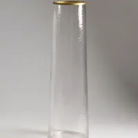 Ваза стекло напольная "Линней" 50х15 см, прозрачный