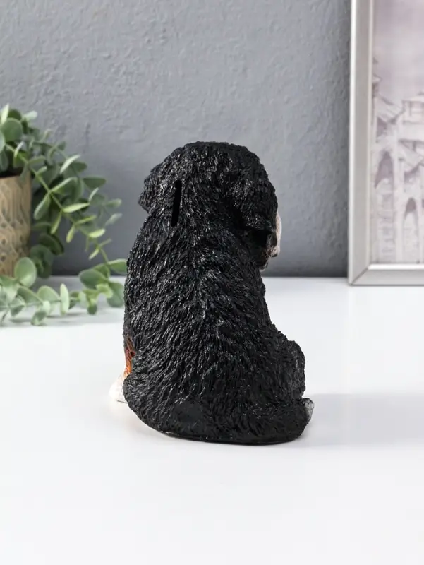 Копилка  Щенок Зенненхаунда Берни Высота 17*13*18 см