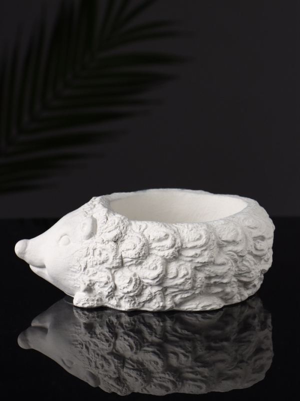 Фигурное кашпо "Ёжик" 15х11х5 см