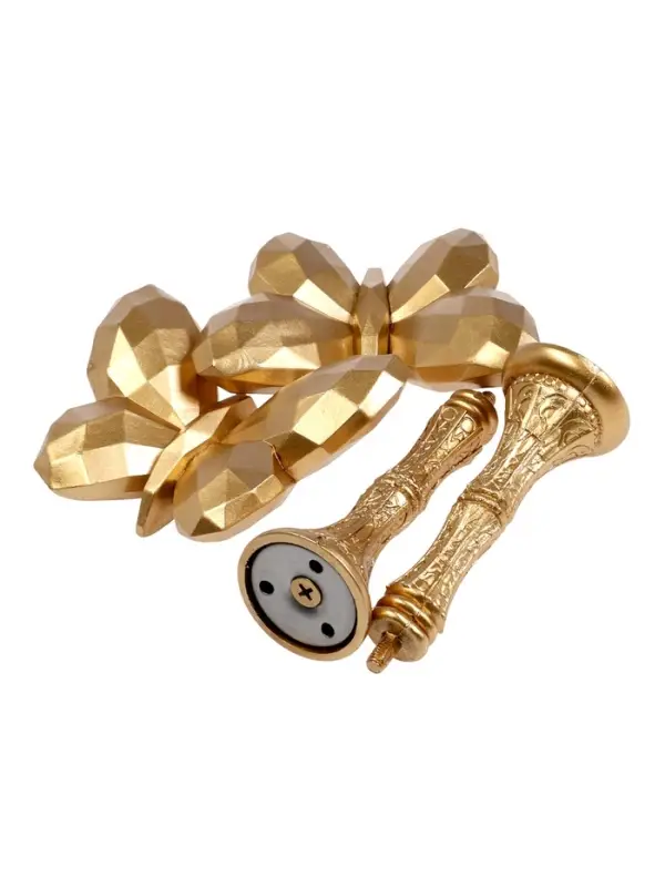 Крючок для штор CAPPIO KS037, цвет золото, 2 шт