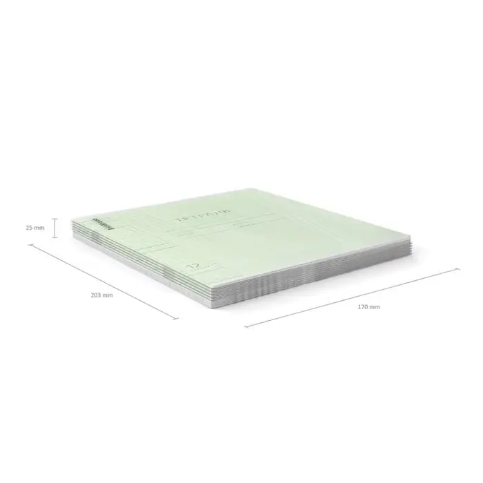 Тетрадь 12 листов в клетку ErichKrause &laquo;Классика&raquo;, обложка мелованный картон, зелёная