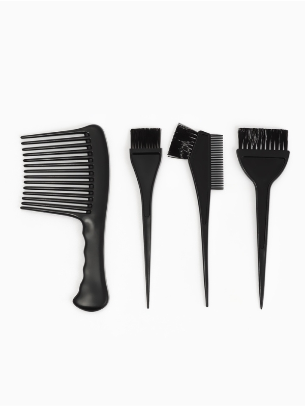 Набор для окрашивания, 23 предмета, цвет чёрный