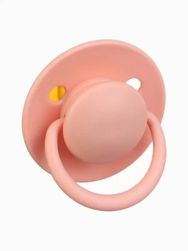 Набор классических пустышек, 2 шт., латекс, нюд/персиковый, в контейнере, от 6 мес., M&B