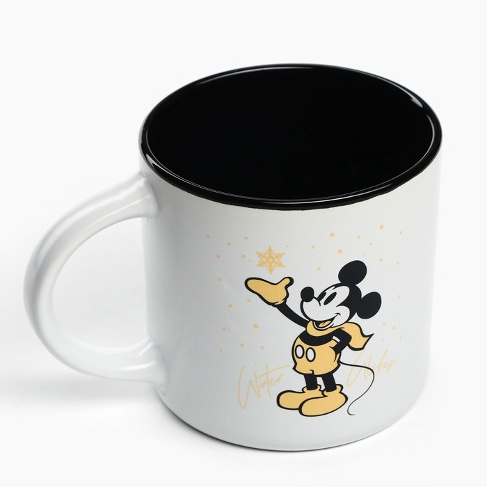 Кружка керамическая новогодняя &laquo;Winter wishes&raquo; Микки Маус, 350 мл
