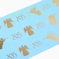 Форма ободок для кулича с тиснением &laquo;Ангелы&raquo; на пасху, 32.2&times;9 см