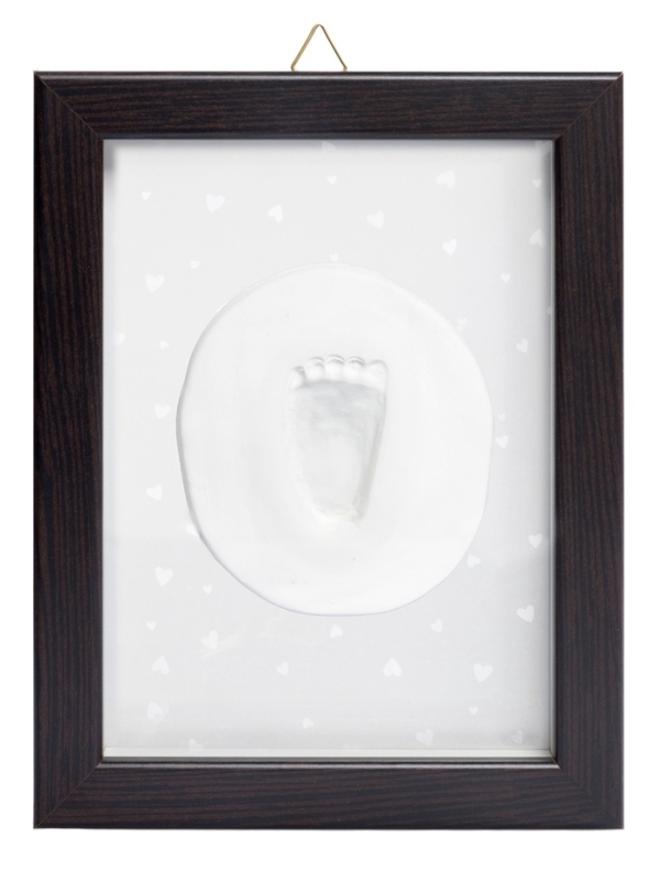 Набор "Лапочка. Слепки ручек вашего малыша Классик" (рамка со стеклом) коричн.рамка 05578