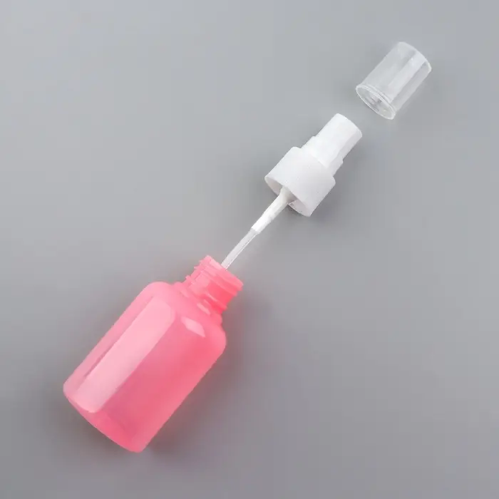 Бутылочка для хранения, с распылителем, 50 мл, розовая