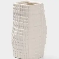 Ваза настольная керамика "Джорадо" 20х11 см, белый