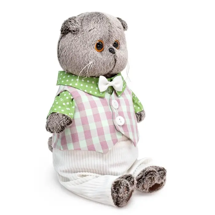 Мягкая игрушка "Басик в легком костюме", 19 см Ks19-241
