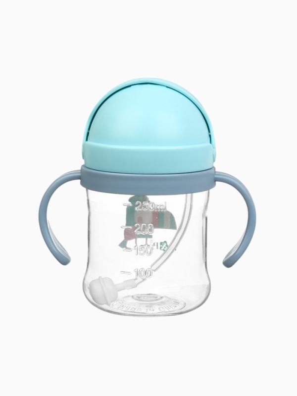 Mum&Baby, Поильник- непроливайка с трубочкой, туканчик, голубой SL-07275A