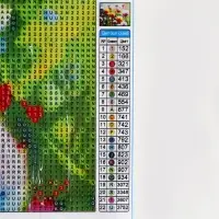 Алмазная вышивка полное заполнение "Полевые цветы", 30*40 см, на холсте