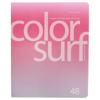 Тетрадь 48л кл COLOR SURF, МИКС
