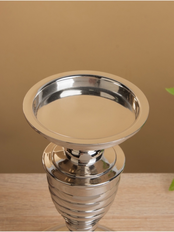 Подсвечник "Виктори" 13х13х21,5 см, алюминий