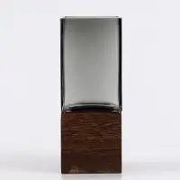 Ваза &laquo;Данте&raquo;, 20&times;8 см, стекло, серая