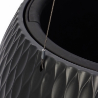 Кашпо "Жемчужина" подвесное 7л, графитовый