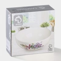 Миска фарфоровая Доляна &laquo;Зайка&raquo;, 250 мл, d=11,3 см