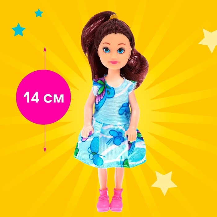 Кукла малышка &laquo;Алиса&raquo; в платье, МИКС