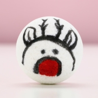 Бомбочка для ванны &laquo;Оленёнок Эби&raquo;, 120 г, аромат пломбира, Новый Год