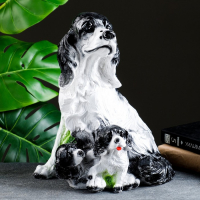 Копилка для денег &laquo;Кокер с щенками&raquo;, гипс, 30&times;20&times;25 см