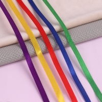 Набор атласных лент &laquo;Радуга&raquo;, 5 шт, размер 1 ленты: 6 мм &times; 23 &plusmn; 1 м