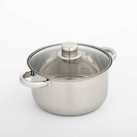 Кастрюля с крышкой из нержавеющей стали Доляна &laquo;Классика&raquo;, 3 л, d=20 см