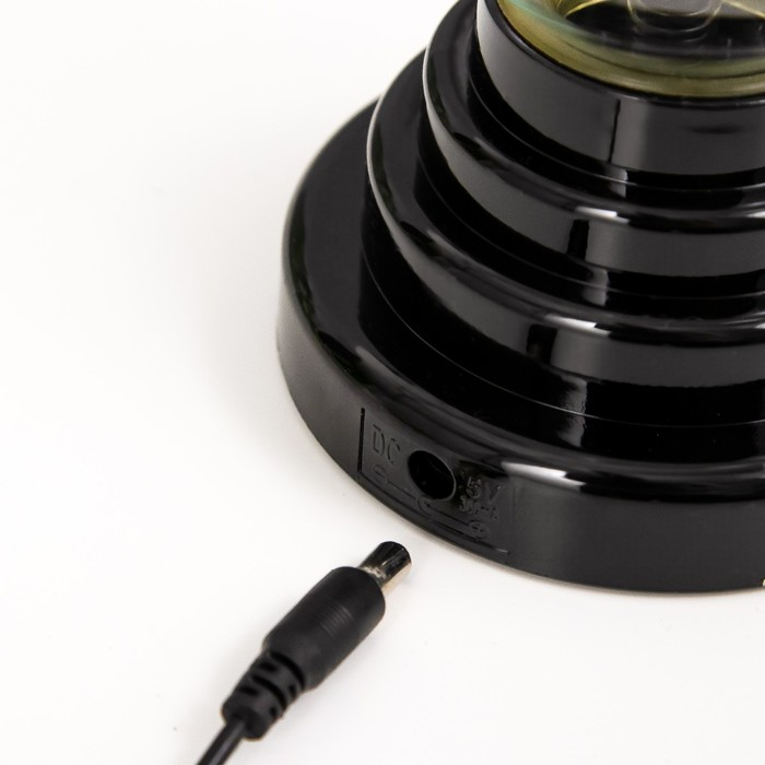 Плазменный шар красный шар 14х10х10 см RISALUX