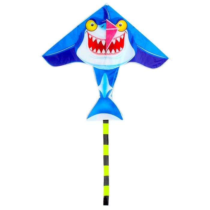 Воздушный змей &laquo;Акула&raquo;, цвета МИКС