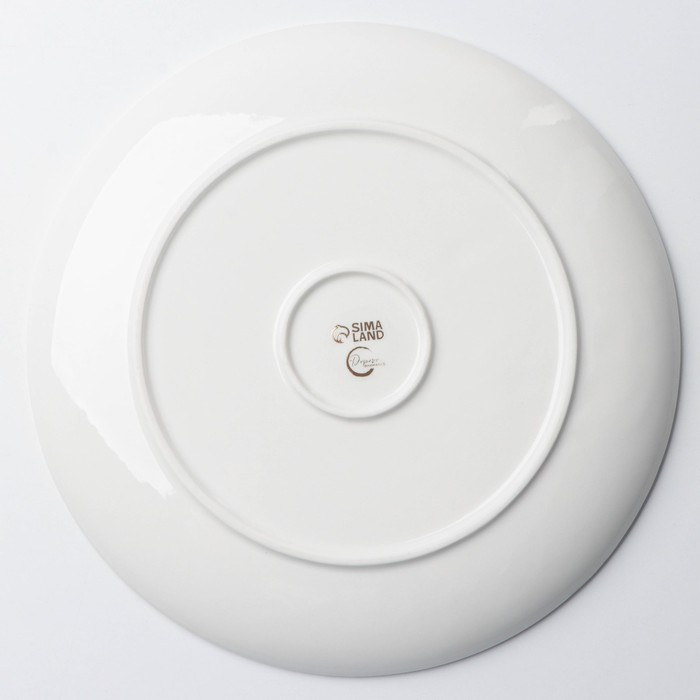 Блюдо керамическое для подачи &laquo;Артишоки&raquo;, белая, 27 см, цвет белый